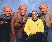 Nog(Aron Eisenberg), Quark(Armin Shimerman) & Rom(Max Grodénchik) - ‘Star Trek:DS9’ DST 2018 Birmingham